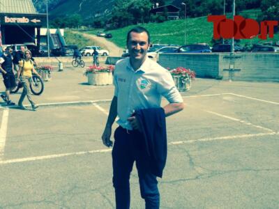 Ivan Basso fa visita al ritiro del Toro