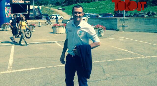 Ivan Basso fa visita al ritiro del Toro