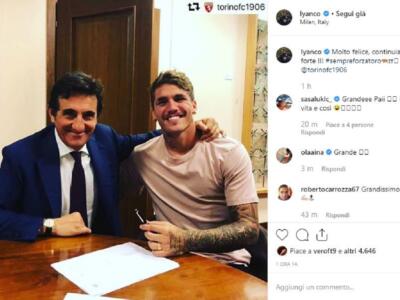 UFFICIALE: Lyanco-Torino, rinnovo fino al 2024