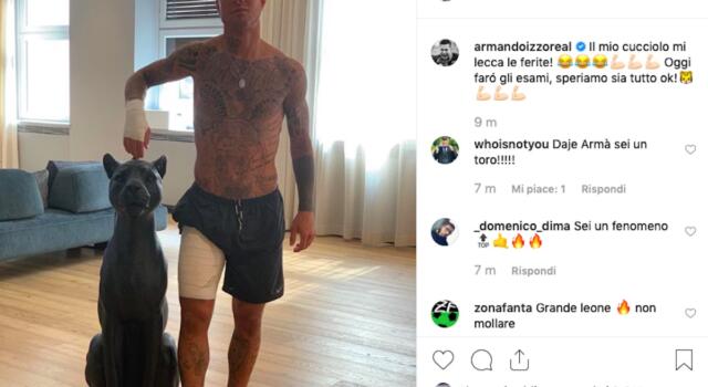 Izzo, problemi alla coscia e al polso: ora il difensore attende gli esami