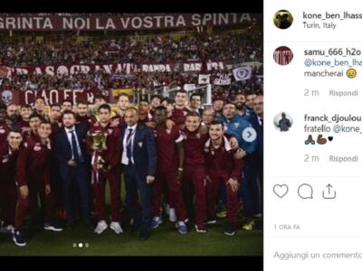 Kone ringrazia su Instagram: “Caro Toro, ci rivediamo presto”