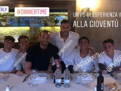 Toro a cena per cementare il gruppo