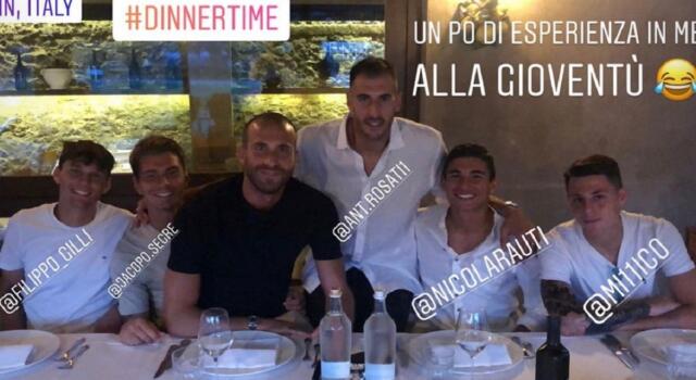 Toro a cena per cementare il gruppo