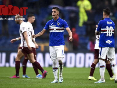 Depaoli e Bereszyński positivi al Coronavirus: salgono a 7 i giocatori contagiati della Samp