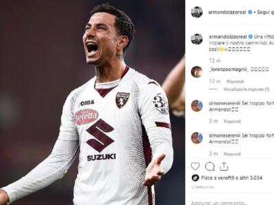 Izzo sui social: “Una vittoria per iniziare il nostro cammino”