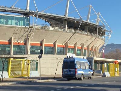 Polizia allo stadio, bus del Toro scortato alla stazione