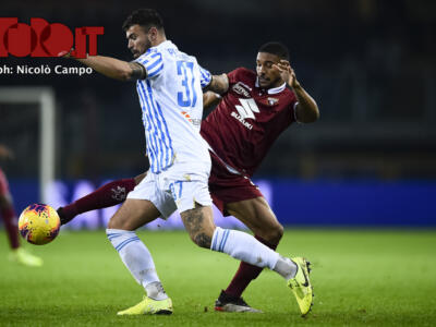 Torino-Spal, i numeri: ai granata possesso e tiri, ferraresi più cinici