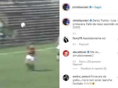 Vieri ricorda il derby Primavera con il Toro: “Fallo da rosso secondo voi?”