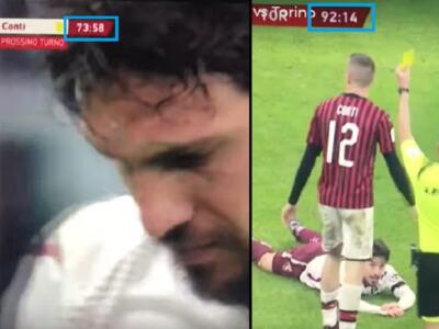 Conti, giallo… sui gialli: quante volte è stato ammonito?