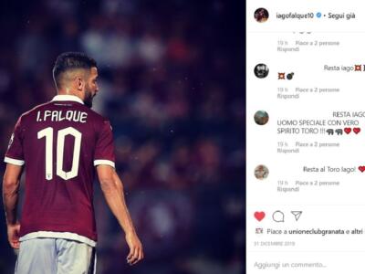 Falque, l’affetto dei tifosi su Instagram: “Resta al Toro!”