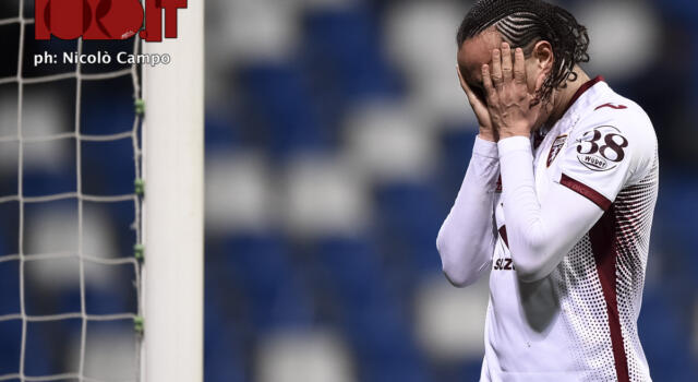 Toro, con il Sassuolo la quarta rimonta (subita) della stagione