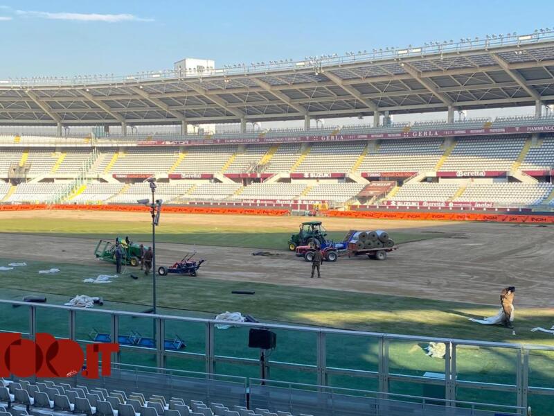 Rizollatura allo stadio: per Toro-Milan ci sarà il prato nuovo