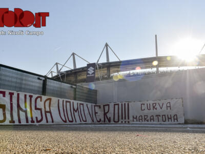 Mihajlovic, lo striscione della Maratona: “Sinisa uomo vero”