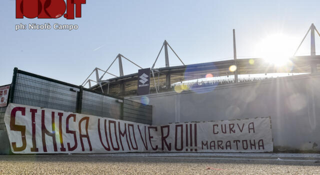 Mihajlovic, lo striscione della Maratona: “Sinisa uomo vero”