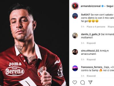 Millico è “positivo”, Izzo mostra il cuore granata: il Toro torna sui social