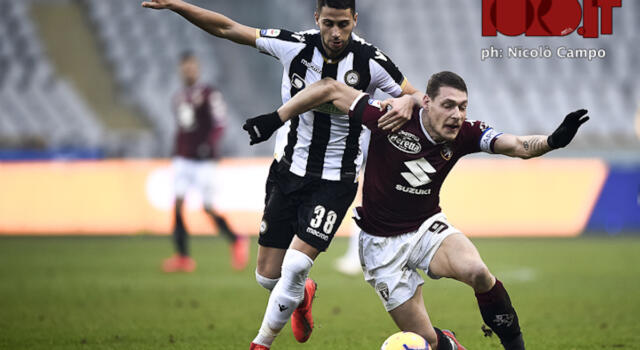 Torino-Udinese, i precedenti sono a favore dei granata