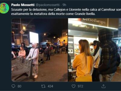 Coronavirus, assalto ai supermercati: sorpresi anche Llorente e Callejon