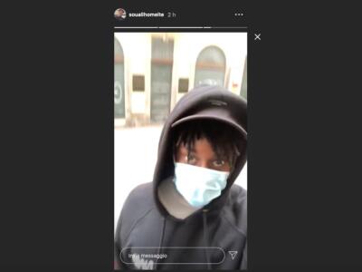 Coronavirus: Meité a far la spesa con mascherina e guanti