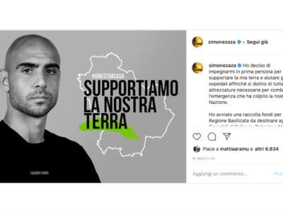 Dopo Baselli, anche Zaza raccoglie fondi per gli ospedali: “Mi impegno in prima persona”