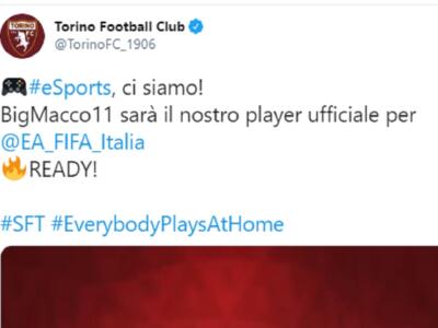 Torino, ecco la squadra per la Serie A virtuale