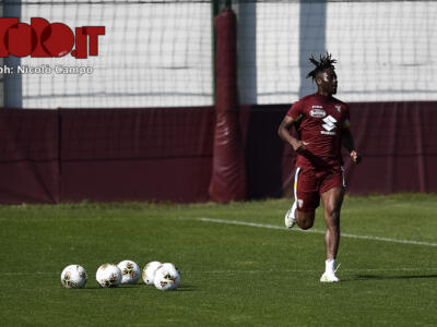 Toro, altro stop a centrocampo: Meité costretto ad allenarsi a parte