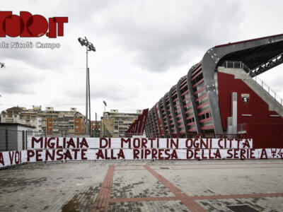 Serie A, petizione degli Ultras contro la ripresa: tra i firmatari anche quelli del Toro