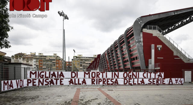 Serie A, petizione degli Ultras contro la ripresa: tra i firmatari anche quelli del Toro