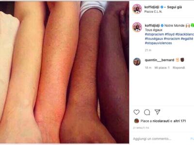 Caso Floyd, il messaggio di Djidji contro il razzismo: “Siamo tutti uguali”