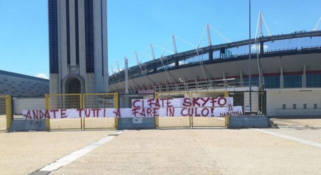 La Curva Maratona: “Ci fate skyfo”