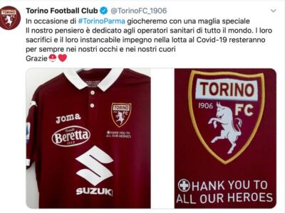 Torino-Parma: ecco la maglia granata speciale