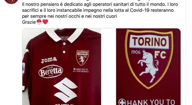 Torino-Parma: ecco la maglia granata speciale