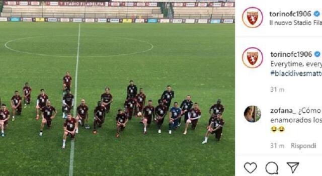 Caso Floyd, anche il Toro contro il razzismo