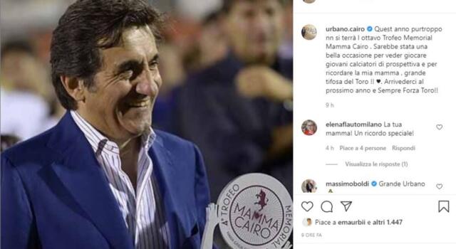 Cairo conferma: “Quest’anno non si terrà il Memorial Mamma Cairo”