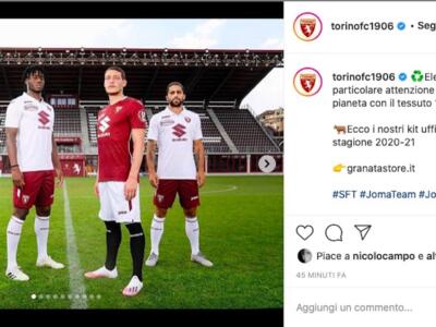 Vi piacciono le nuove maglie del Torino?