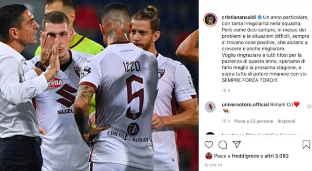 Ansaldi ha voglia di Toro: “Spero di poter rimanere”