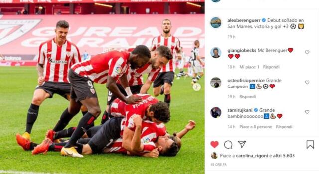 E intanto Berenguer lascia il segno alla prima da titolare al San Mames…