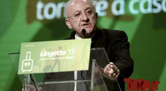 De Luca contro Agnelli: “Chi non ha onore non può parlare di valori sportivi”