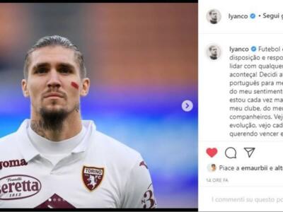 Lyanco: “Orgoglioso della squadra e dei compagni”. Ansaldi: “Possiamo rialzarci”