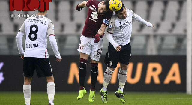 Bologna-Torino, Massimi soprassiede sul mani di Medel