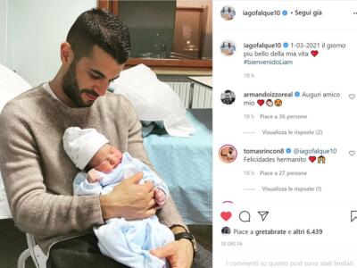 Falque diventa papà: benvenuto Liam