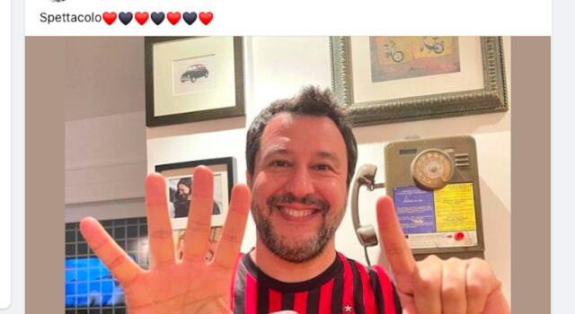Pure Salvini prende in giro il Toro: sui social mostra il “7”