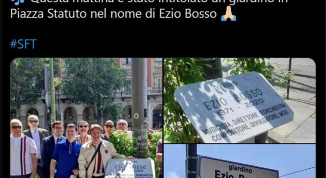 Toro, i giardini di Piazza Statuto intitolati a Ezio Bosso