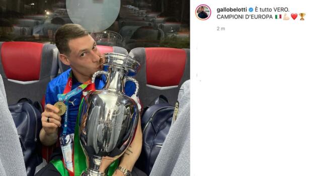 Belotti e Sirigu campioni d’Europa, il post del Gallo: “È tutto vero”