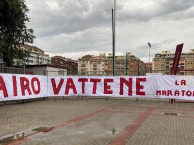 “Cairo Vattene”: lo striscione della Maratona come risposta al presidente