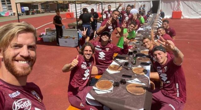 Torino, grigliata di squadra a Santa Cristina