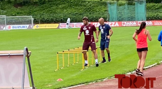 Santa Cristina: primo allenamento per Linetty, il resto della squadra lavora in piscina