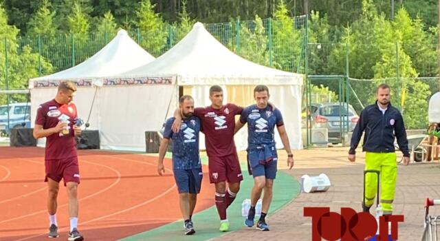 Torino, si ferma Rauti: infortunio nella prima amichevole