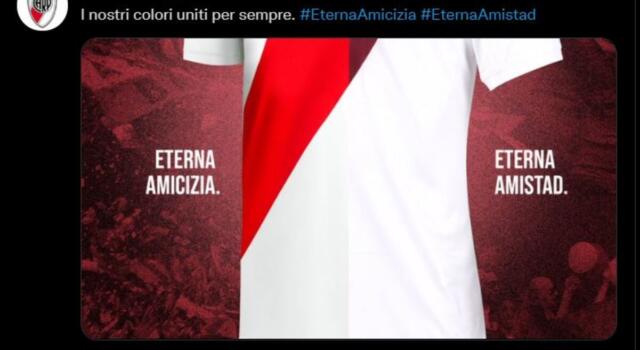 Il River Plate ringrazia il Toro per l’omaggio: “I nostri colori uniti per sempre”