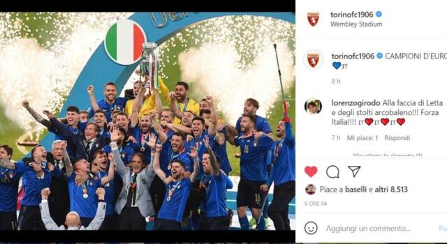 L’Italia vince Euro2020: il Torino celebra il traguardo azzurro