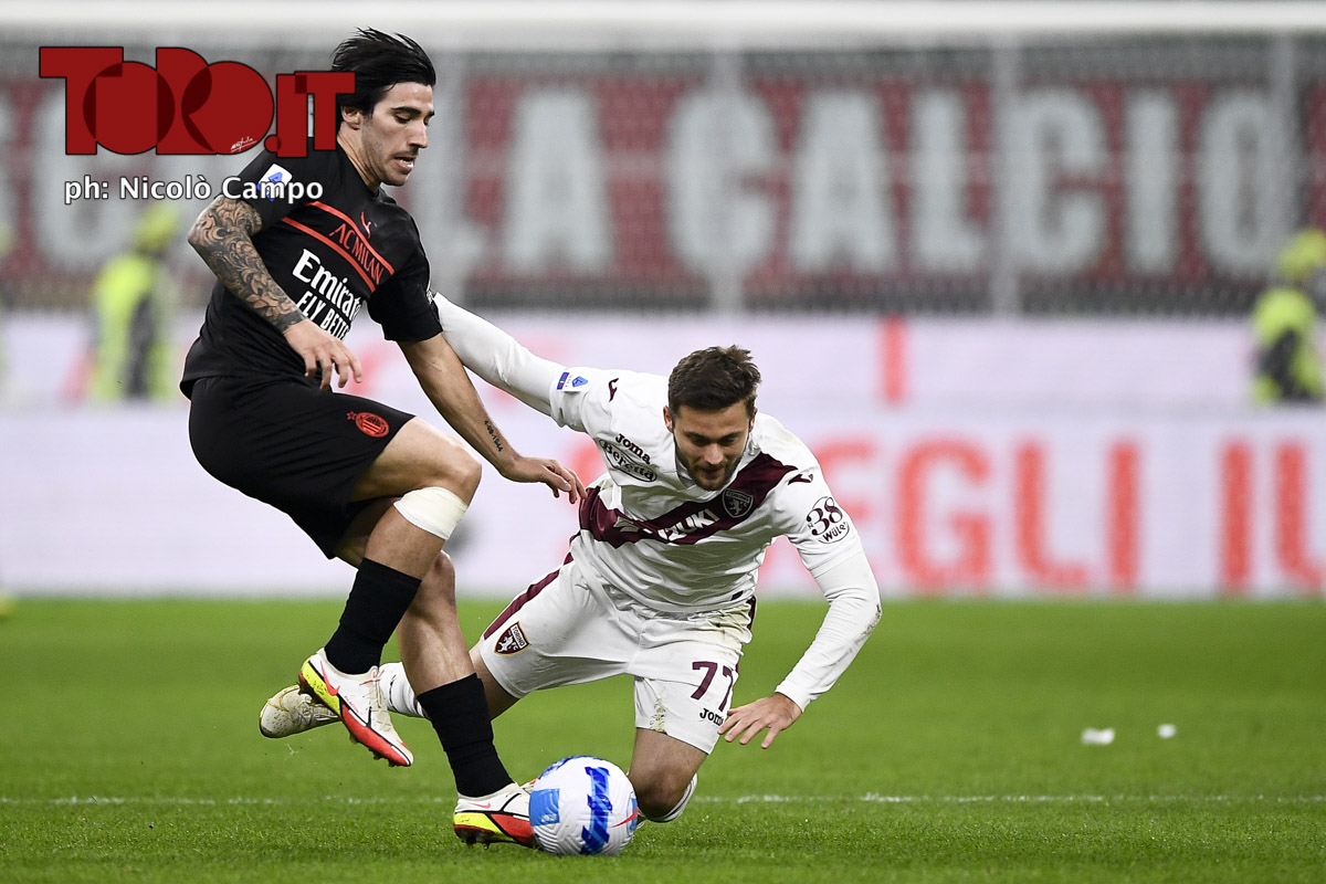 Sandro Tonali e Karol Linetty